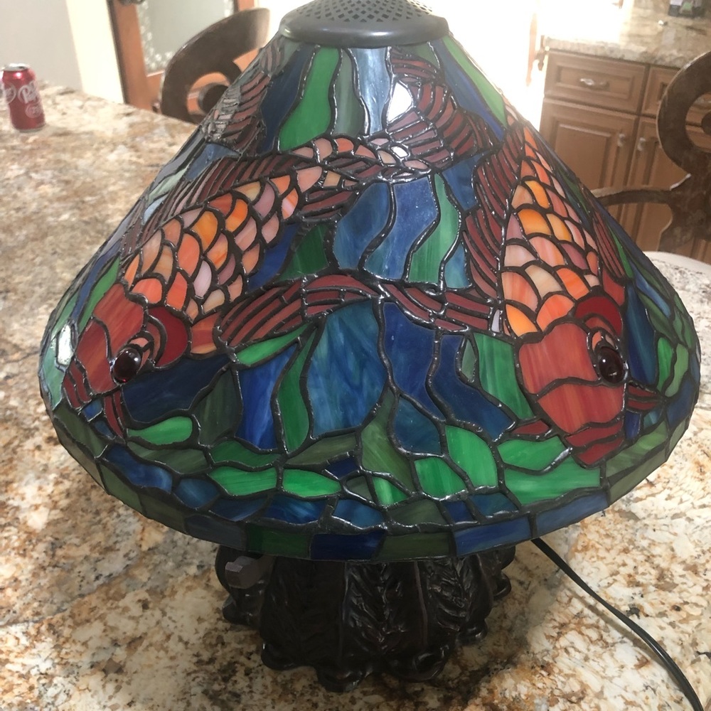 Koi Tiffany Lamp🎉🎉 SOLD 🎉🎉